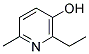 2-乙基-6-甲基-3-羟基吡啶分子式结构图