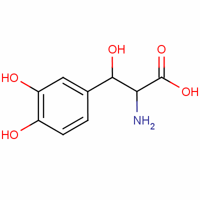 屈西多巴分子式结构图