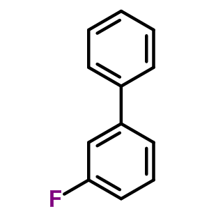 3-氟联苯分子式结构图