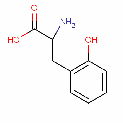 DL-o-络氨酸分子式结构图