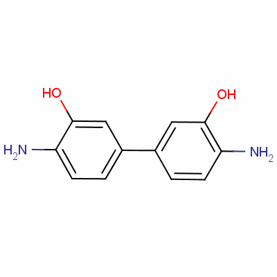 3,3'-二羟基联苯胺分子式结构图