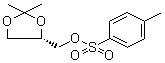 (S)-(+)-2,2-二甲基-1,3-二氧环戊基-4-甲醇对甲基苯磺酸酯分子式结构图