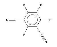 四氟间苯二腈分子式结构图