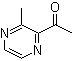 2-乙酰基-3-甲基吡嗪分子式结构图