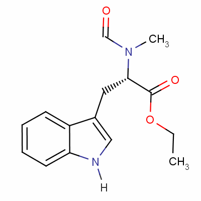 N-乙酰基-L-色氨酸乙酯分子式结构图