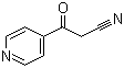 3-氧代-3-(4-吡啶基)丙腈分子式结构图