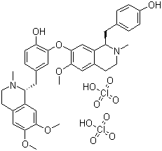 莲心碱高氯酸盐分子式结构图