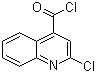 2-氯喹啉-4-甲酰氯分子式结构图