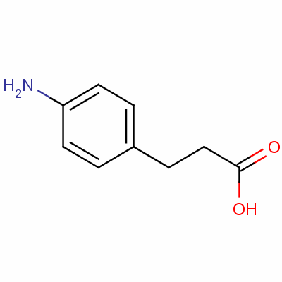 3-(4-氨基苯基)丙酸分子式结构图