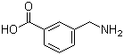 3-(氨甲基)苯甲酸分子式结构图