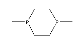 1,2-双(二甲氧基磷基)-乙烷分子式结构图