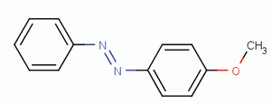 4-甲氧基偶氮苯分子式结构图