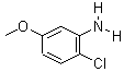 2-氯-5-甲氧基苯胺分子式结构图