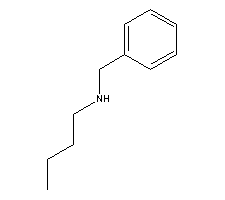 N-正丁基苄胺分子式结构图