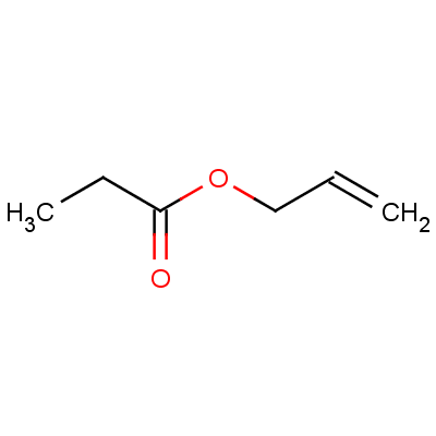 丙酸烯丙酯分子式结构图