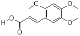 2,4,5-三甲氧基肉桂酸分子式结构图