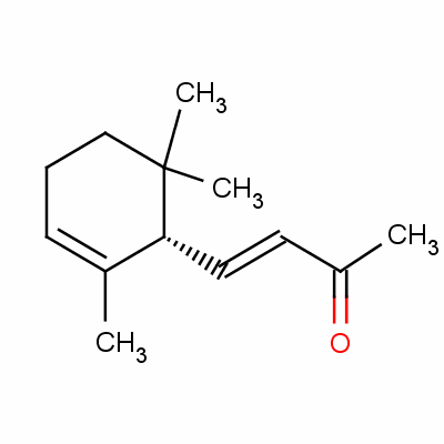 α-紫罗兰酮分子式结构图