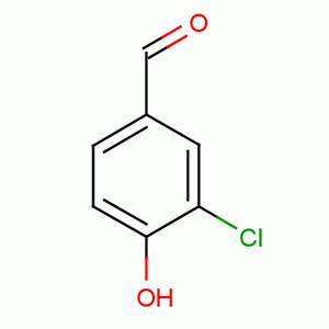 3-氯-4-羟基苯甲醛分子式结构图