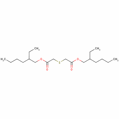 硫代二乙酸双(2-乙基己基)酯分子式结构图