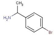 4-溴-alpha-苯乙胺分子式结构图