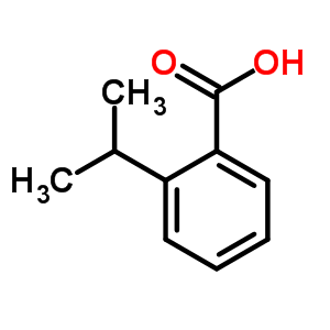 2-异丙基苯甲酸分子式结构图