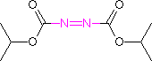 偶氮二羧酸二异丙酯分子式结构图