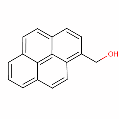 1-芘甲醇分子式结构图