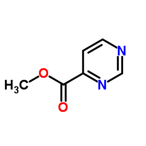 嘧啶-4-甲酸甲酯分子式结构图