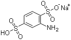 2-氨基-1,4-苯二磺酸一钠分子式结构图