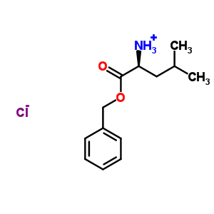 L-亮氨酸苄酯盐酸盐分子式结构图