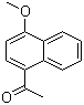 1-(4-甲氧基-1-萘基)乙酮分子式结构图