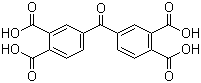 3,3',4,4'-四甲酸二苯甲酮分子式结构图