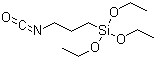 (3-异氰基丙基)三乙氧基硅烷分子式结构图