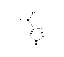 3-硝基-1,2,4-三氮唑分子式结构图