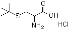 S-叔丁基-L-半胱氨酸盐酸盐分子式结构图