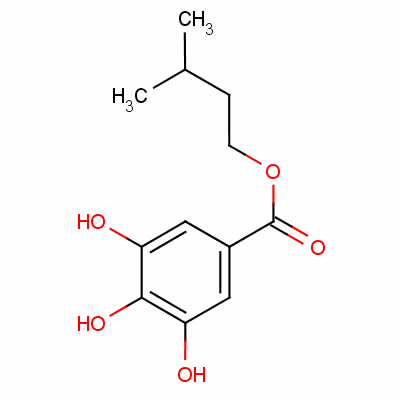 没食子酸异戊酯分子式结构图