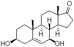 雄甾-5-烯-3beta,7beta-二醇-17-酮分子式结构图