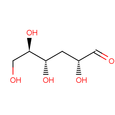 3-脱氧-D-葡萄糖分子式结构图