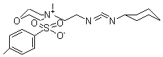 1-环己基-2-吗啉乙基碳二亚胺对甲苯磺酸盐分子式结构图