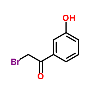 2-溴-3'-羟基苯乙酮分子式结构图