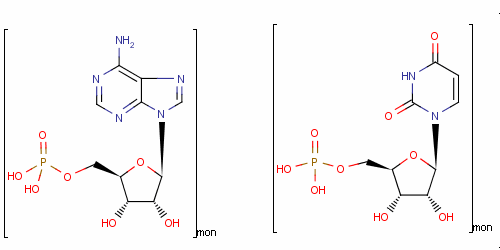 聚腺苷-聚尿甙酸钠分子式结构图