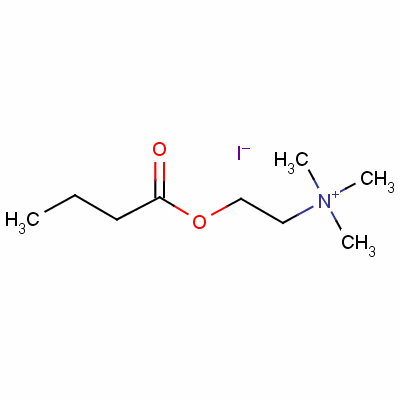 丁酰氯碘甲胆碱分子式结构图