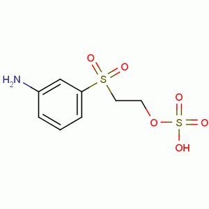 间-β-羟乙基砜硫酸酯苯胺分子式结构图