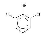 2,6-二氯苯硫酚分子式结构图