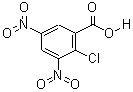 2-氯-3,5-二硝基苯甲酸分子式结构图