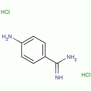 4-氨基-苄脒二盐酸盐分子式结构图