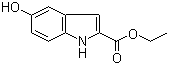 5-羟基吲哚-2-甲酸乙酯分子式结构图