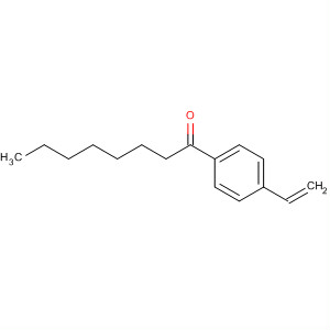 4-辛酰基-1-苯乙烯分子式结构图