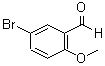 5-溴-2-甲氧基苯甲醛分子式结构图