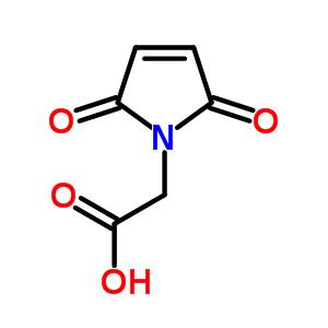 N-马来酰基乙酸分子式结构图